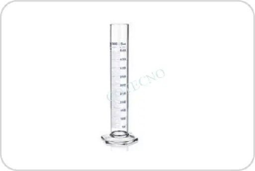 [B-01-47-0106-1006] Probeta de vidrio de 500 ml con base hexagonal de vidrio boro 3.3