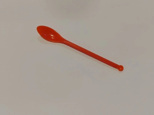 [BellEsp12.5-C] 12.5cms de plastico con lado micro (cuchara roja)