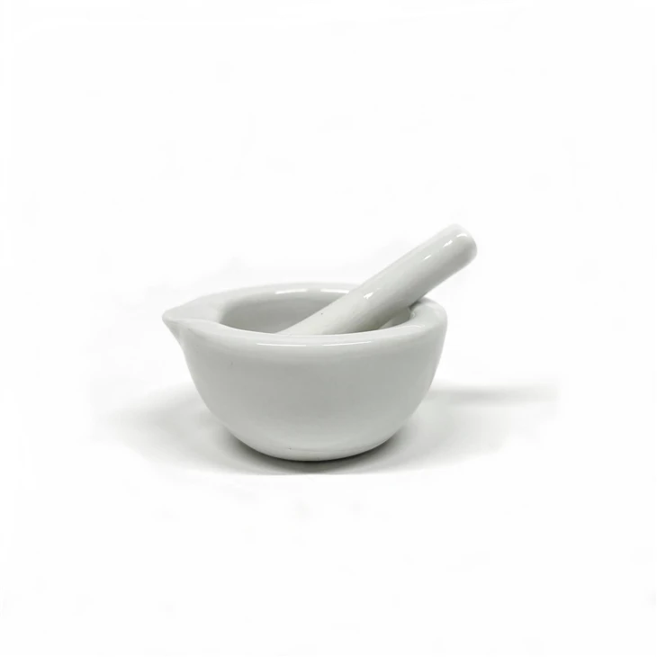 [MorPor100BellPis] Mortero porcelana 100mm con mano