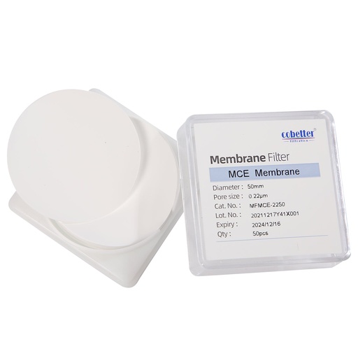 [MF47MC0120] Membrana de laboratorio de 47 mm no grillada de MCE de 1.2 mmm