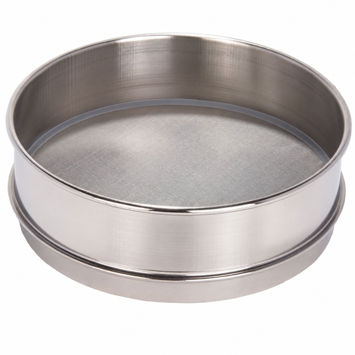 [G080541] Tamiz Pinzuar de acero inoxidable de 8", malla N.º 170 (90 µm), altura 2", certificado ASTM E11-22