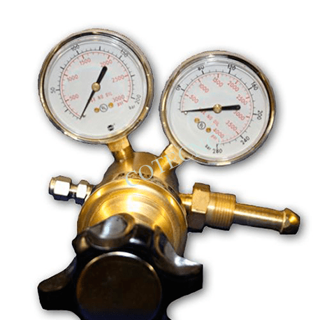 [1144026] Regulador de presion HP4750 (N2, he, ar), CGA 580, salida de 2000 psig