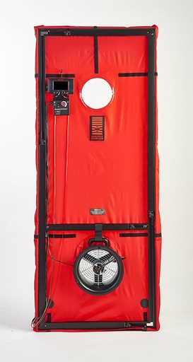 [BD8-KIT-001] Sistema Mini-Ventilador Blower Door con Manómetro DG-1000