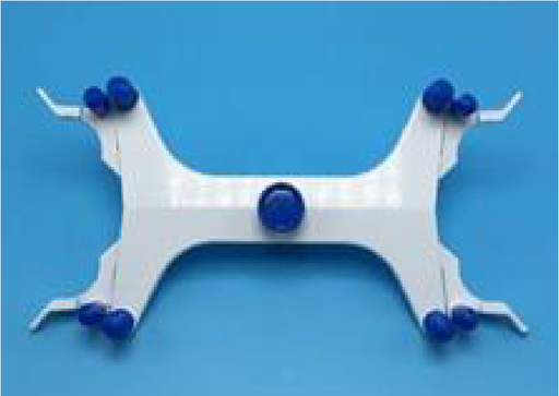 [BellPinzaDob] Pinza doble para bureta de aluminio