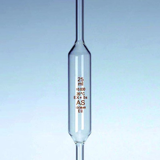 [B-01-43-01-0025] Pipeta volumétrica clase A Grad. 25ml