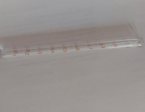[B-01-47-1003-0000] Tubos de hematocrito WINTROBE, largo 110mm, 0-100mm en 1mm, doble escala
