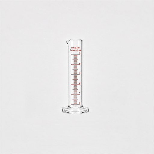 [BellProbVid-5ml] Probeta de vidrio de 5 ml con base redonda de vidrio. CH