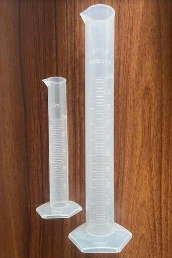 [B-01-47-0106-1007] Probeta de vidrio de 1000 ml con base hexagonal de vidrio. CH.