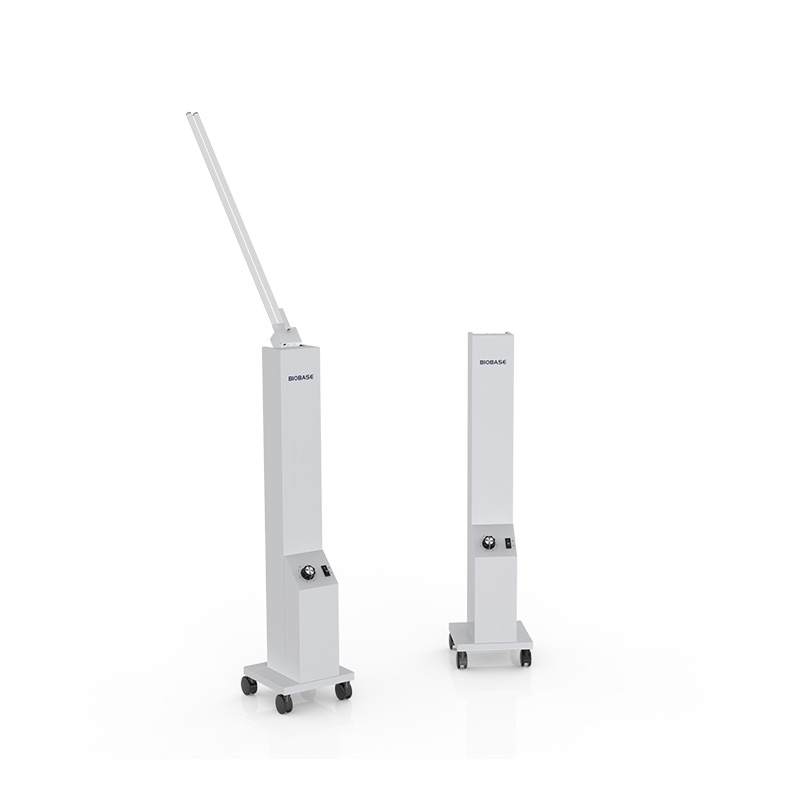 Carro de desinfeccion UV 700 mm H tipo tubo de lámpara