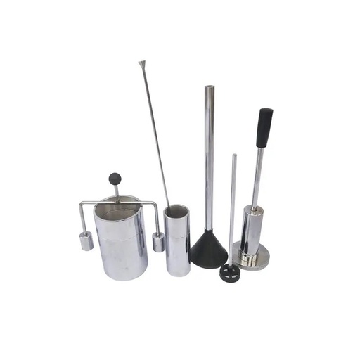 [B2-01-010577] Medidor de densidad relativa del suelo 250 ml, diámetro 5 cm, altura 12,7 cm