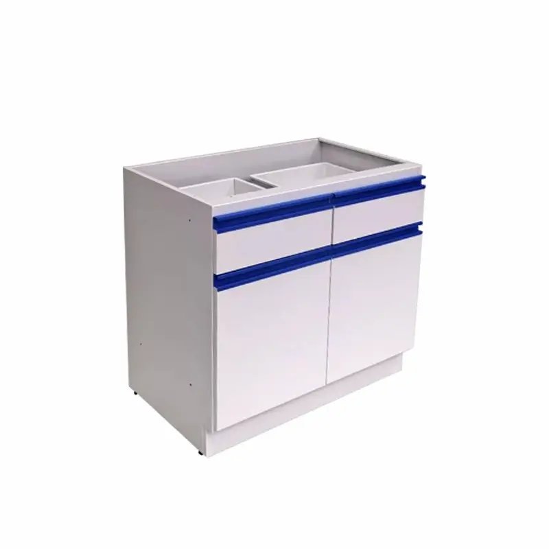 Banco de pared completamente de acero Pies ajustables de nailon grandes de 12 mm.