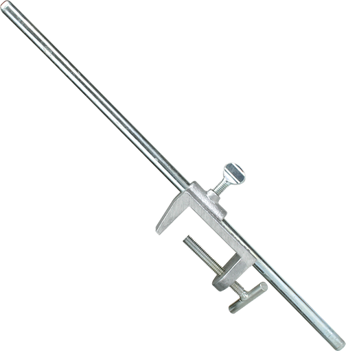 [INGCIVIL-584000] Abrazadera de acero y varilla de soporte