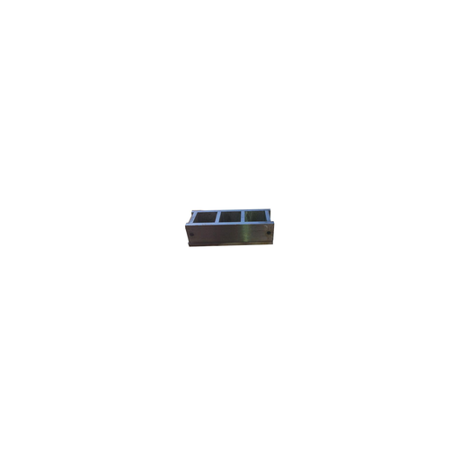 Molde cubico de tres espacios para hormigón
