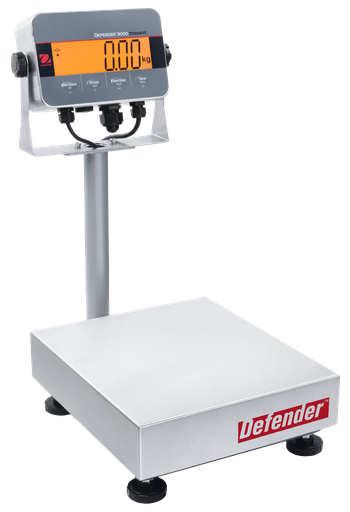 [HB-4816] Bascula de banco hibrida ohaus defender 3000, de columna — capacidad de 20 lb a 140 lb