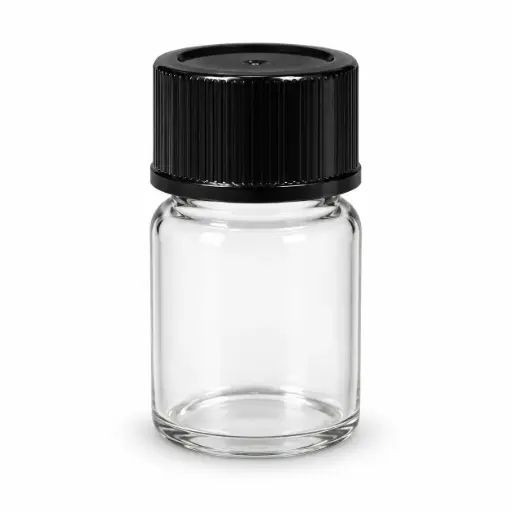 [B-01-19-43-01-9001] Vial de Vidrio 7ml (100pcs/pk) con tapa rosca, BellVialWSC-7ml