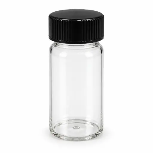 [B-01-19-43-01-9002] Vial de Vidrio 20ml (100pcs/pk) con tapa rosca, BellVialWSC-20ml