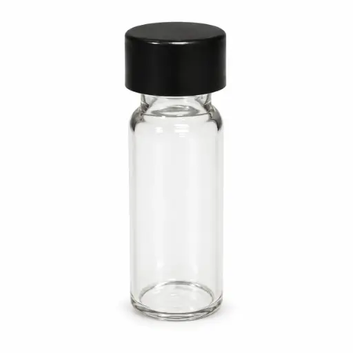 [B-01-19-43-01-9003] Vial de Vidrio transparente 2ml (12 X 32 MM) - (100pcs/pk) con tapa rosca