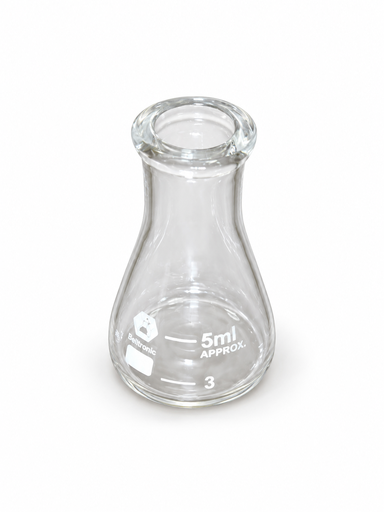 [B-01-21-1006-0001] Matraces Erlenmeyer de cuello estrecho y graduacion 10ML BellVid-EMatraceCECG-10