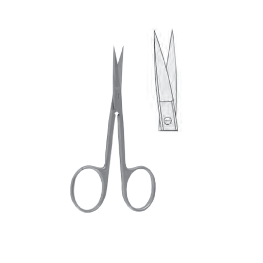 [B-01-40-01-02-112-00] Tijera iris 4.5 't.c acero inox 420 doble proteccion