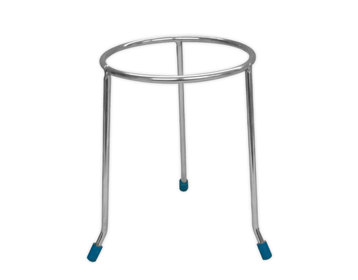 [TRIPOD] Tripode de hierro cromado, diametro 125mm, alto 180mm