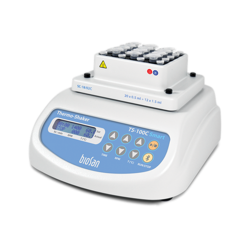 [BS-010171-A01] TS-100C Smart - Agitador térmico con refrigeración para microtubos y placas PCR (software incluido, sin bloque térmico)