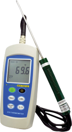 [HT-4510] Termometro, Pt100 platino, -100/300C y f x 0,1C y f