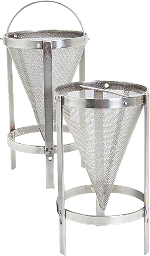 [H-1495.1] Extractor de reflujo de asfalto, 1000 g, cono de malla metálica, soporte para muestras de 500 g (juego de 2)