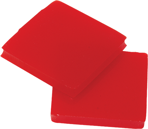 [H-2805-R] Almohadilla de compresión de cubo de cemento, roja, 2"