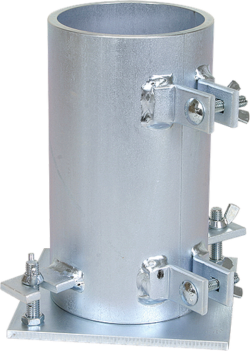 [H-2931] Molde cilíndrico de hormigón, acero, 3" x 6" (76 x 152 mm), 1/4" (6 mm) de espesor de pared