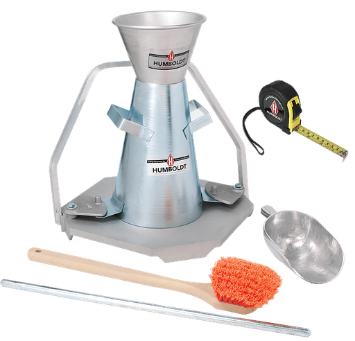 [H-3635] Juego de prueba de cono de asentamiento, deluxe