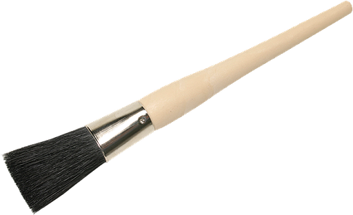 Cepillo de crin de caballo, forma ovalada