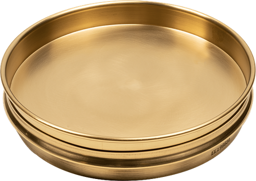 [filler_34545] Bandeja separadora de latón de 8" de diámetro y 1" de profundidad, H-3955SP