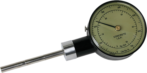 [H-4132] Penetrómetro de bolsillo para hormigón, con dial