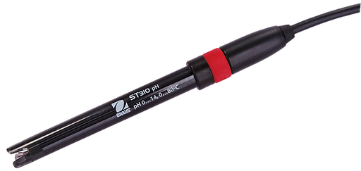 [HO-4963] pH Meter, Electrode, BNC Cinch, pH/Temp, Refillable