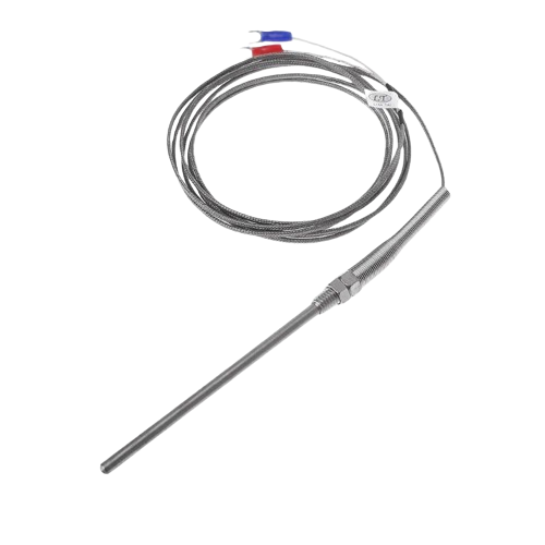 [HT-4797.1] Termopar k, de -40 °c a +480 °c, con trenzado de acero.