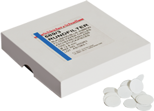 [H-3056.1] Papel de filtro, sin cenizas, caja de 1000 (12,8 mm)