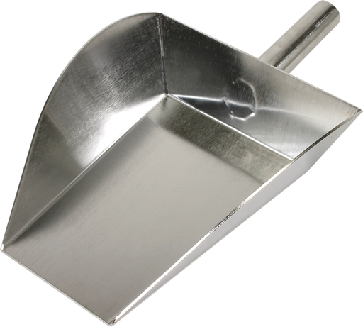 [H-3736] Cuchara, acero inoxidable, punta plana, 13,5'' de largo