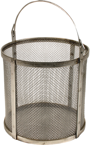 [H-3371] Cesta de gravedad especifica, malla n.º 8, 8'' x 8'' de diametro, acero inoxidable