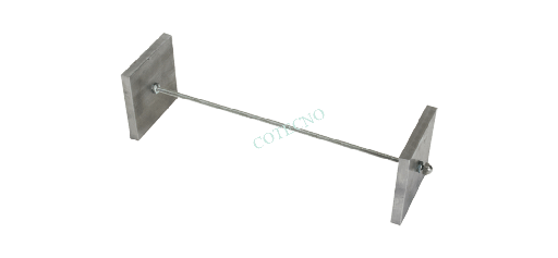 [H-3257] Jaula de sujeción para molde de barra de prueba, 3" x 3" x 10"