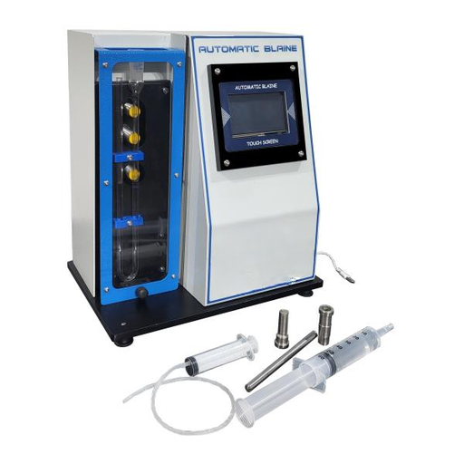 [B2-01-03-0012] Equipo Automatico de Permeabilidad al Aire Blaine, Pantalla Tactil