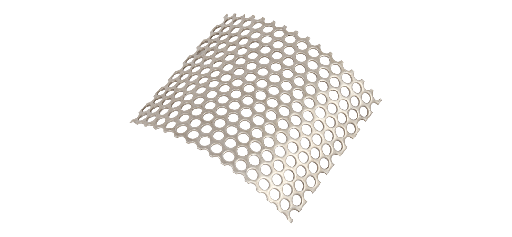 [H-4199.D] Placa inoxidable perforada, 2mm