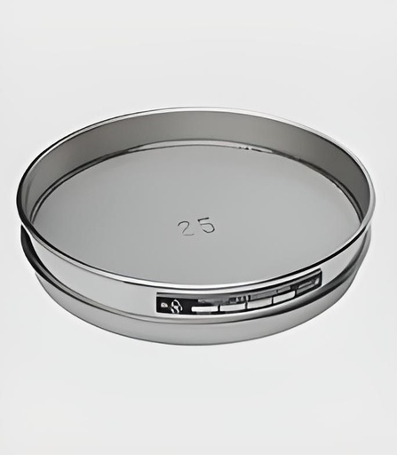 [filler_36547] Tamiz, 8'' de diametro, malla n.º 50 (300 µ), altura media, marco y malla de acero inoxidable