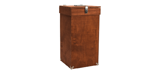 [H-2785.38] Estuche de transporte, madera (vertical)