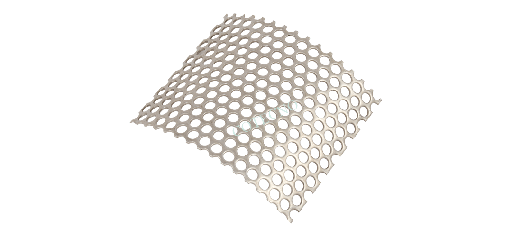 [H-4199.A] Placa inoxidable perforada, no 4