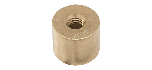 [H-2785.DB12] Tapa de potencia, latón
