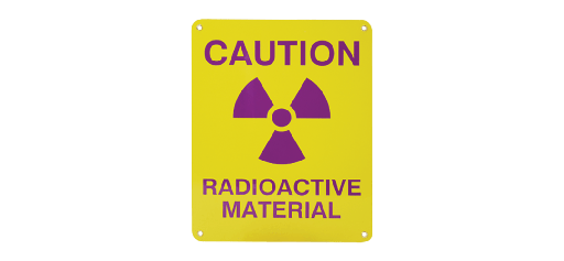 [HS-001057] Señal, Precaución Material Radiactivo