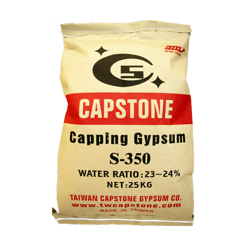 [S-350] 350kgf/cm2 o 5000psi, 30min,23-24% ratio agua/yeso (25 kg) (yeso para refrentar)