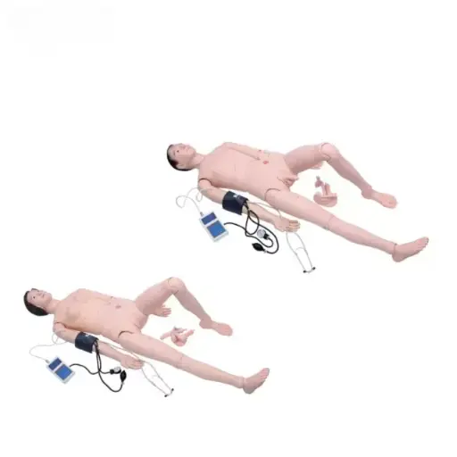 [b2-01-29-582] Muneca de entrenamiento de enfermera avanzada con brazo de entrenamiento de presion arterial (hombre mujer)