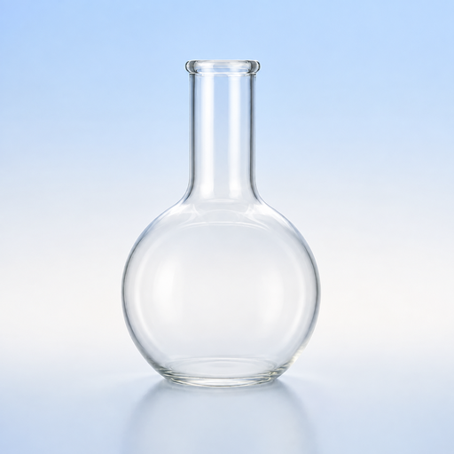 [MatFonPla250B3.3AC] Matraz de fondo plano, 250 ml, vidrio boro 3.3, clase A certificado