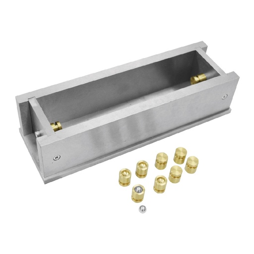 [B-01-200-0021] Molde de prisma de 50 x 50 x 200 mm para retracción por secado, BS EN 1367-4